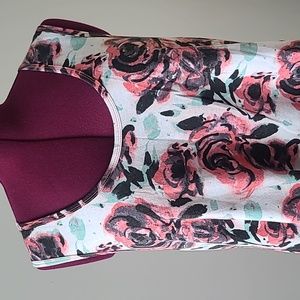 Rose Print Tank- LLR Perfect Tank